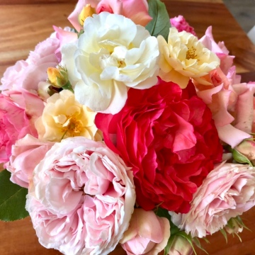 (Braut) Strauss aus Wildrosen